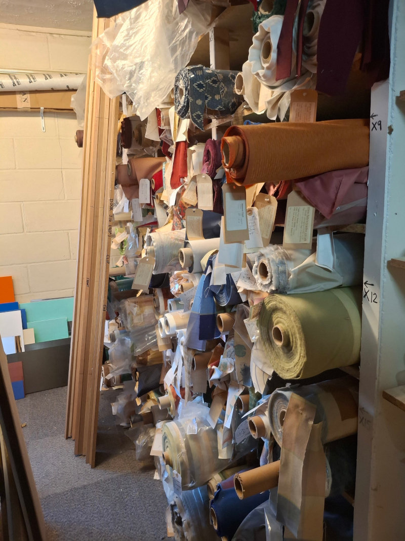 More shelves more fabric