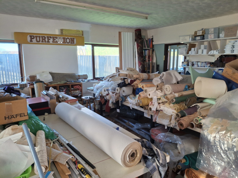 More fabric that overflows current shelving