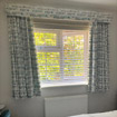 Pelmet finished in customers own fabric to match curtains