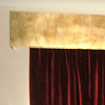 Customer Gilded - a plain white pelmet we made