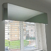 Customers mirror pelmet spanning dressing room window