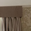 Customer Pelmet covered in own fabric