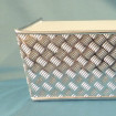 Pelmet covered in checker plate self adhesive film from createyourworld.co.uk